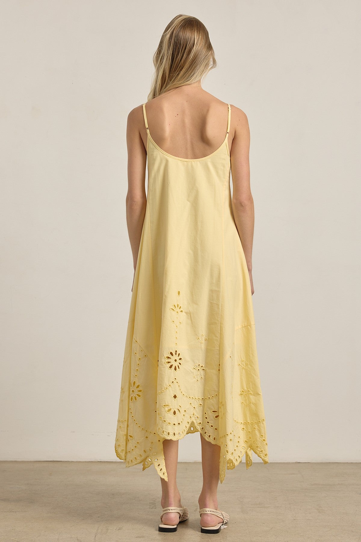 Asymmetrical Embroidered Dress