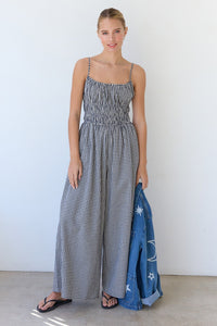 Gingham Jumpsuit
