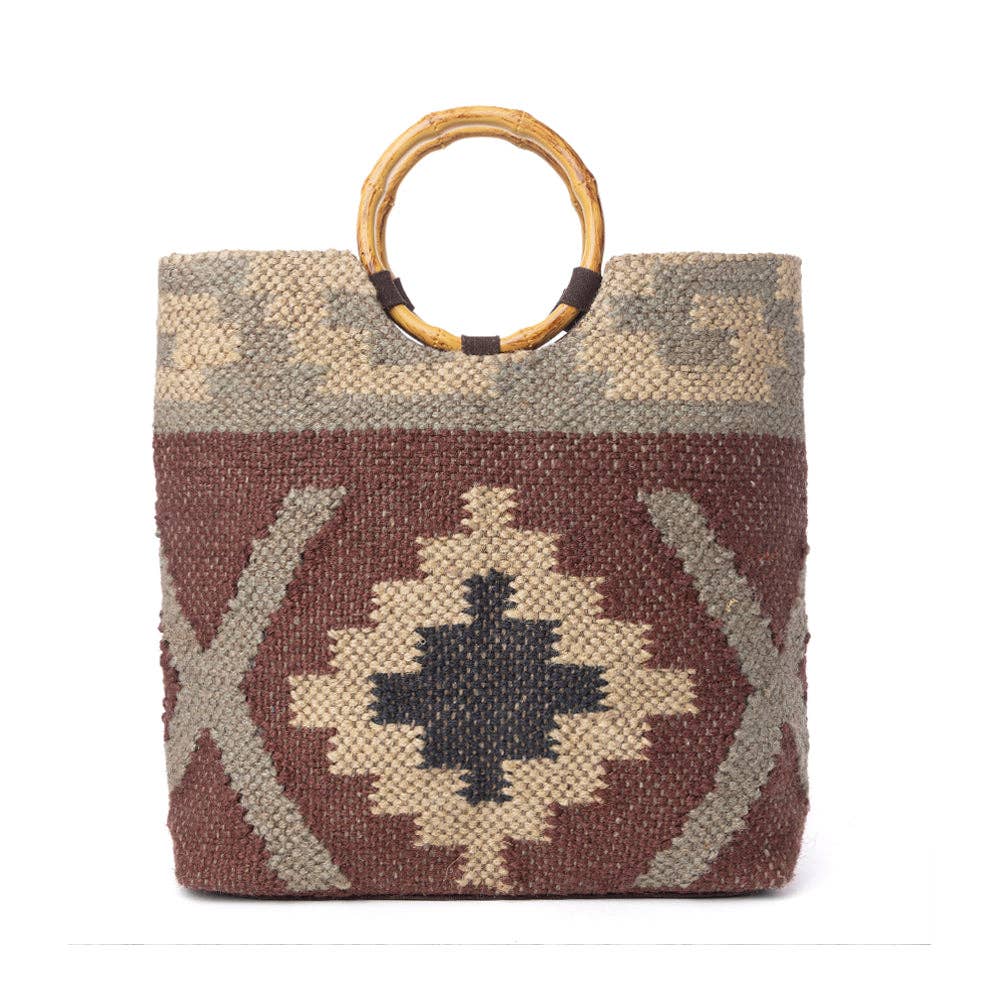 Desert Loom Jute Tote Bag