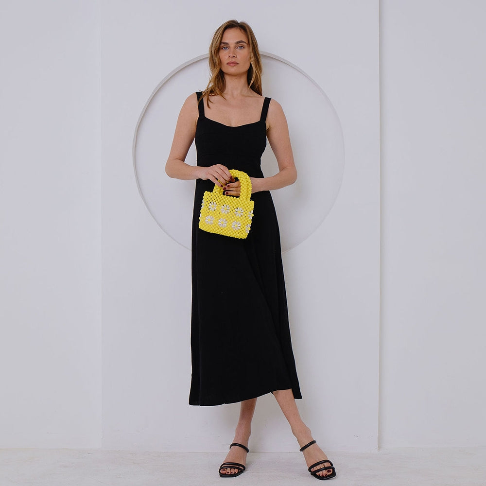 Selena Red Beaded Purse