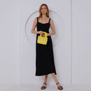 Selena Red Beaded Purse