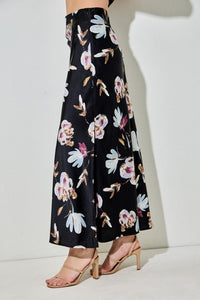 Floral Print Midi Skirt