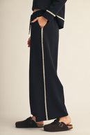 Scallop Detail Sweatpants