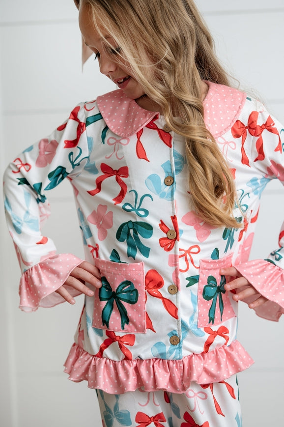 Coquette Bow Pajama Set
