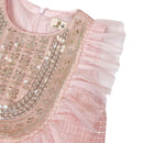 Embellished Tweed Dress