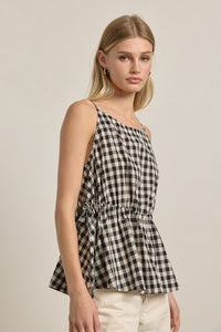Gingham Sleeveless Top