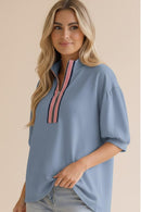 Henley Lightweight Sweatshirt