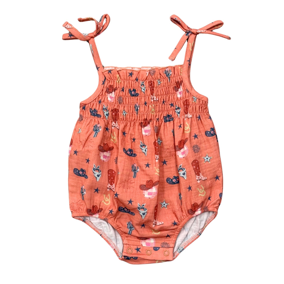 Cowgirl Smocked Bodysuit