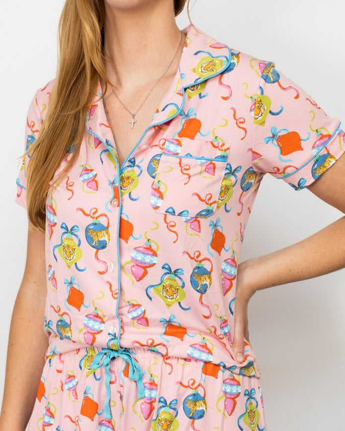 Tinsel and Tiger Pajama Set