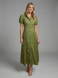 Lotus Jewel Midi Dress