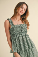 Striped Tank & Short Set