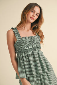 Striped Tank & Short Set