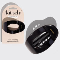 Black Flat Medium Cloud Clip