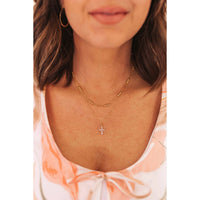 14k Gold Filled Cross Necklace