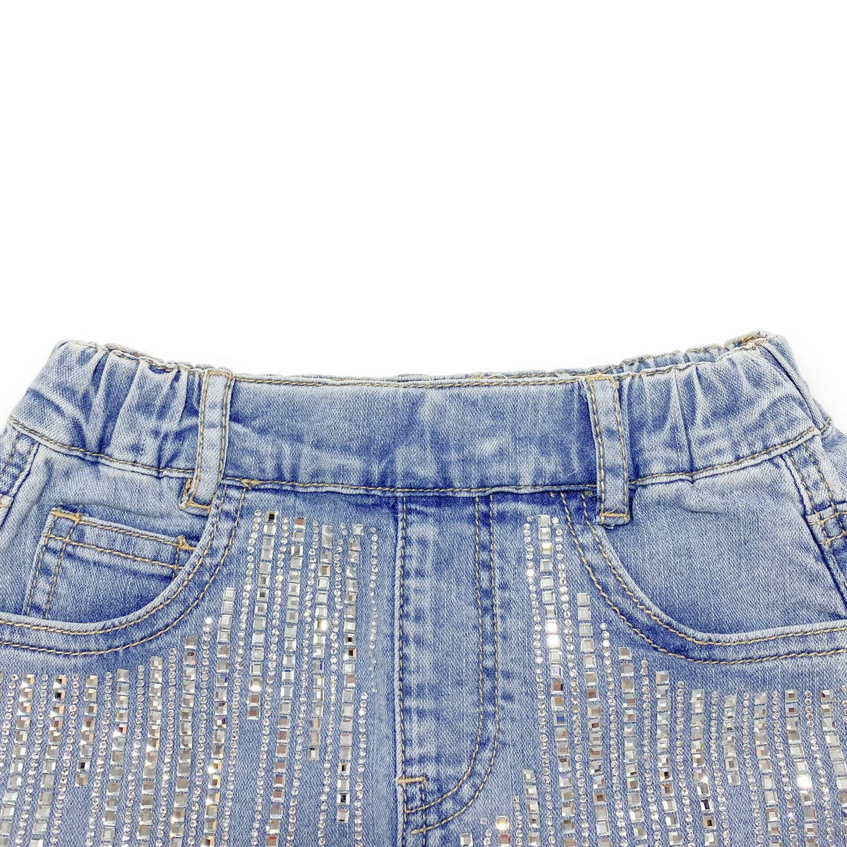 Stone Denim Skort