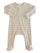 Stripe Organic Footie