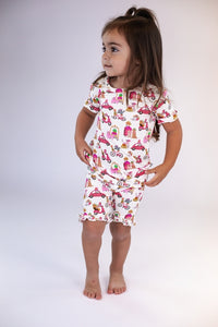 Puppy Chic Short Sleeve Loungewear Set