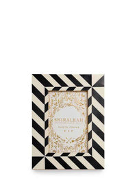 Roma 4" X 6" Diagonal Stripe Picture Frame
