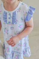 Heirloom Posies Flutter Sleeve Nightgown