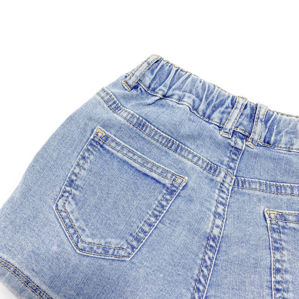 Stone Denim Skort