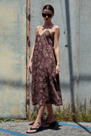 Paisley Flowy Midi Dress