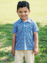 Boys All-Star Action Knit Short Sleeve Performance Polo