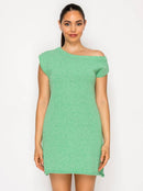 Terry One Shoulder Dress
