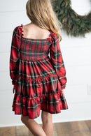 Smocked Plaid Dress