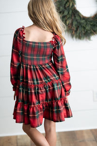 Smocked Plaid Dress