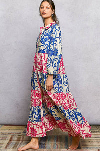 Bold Colorful Maxi Dress