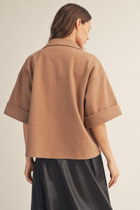Double-Breasted Short Coat