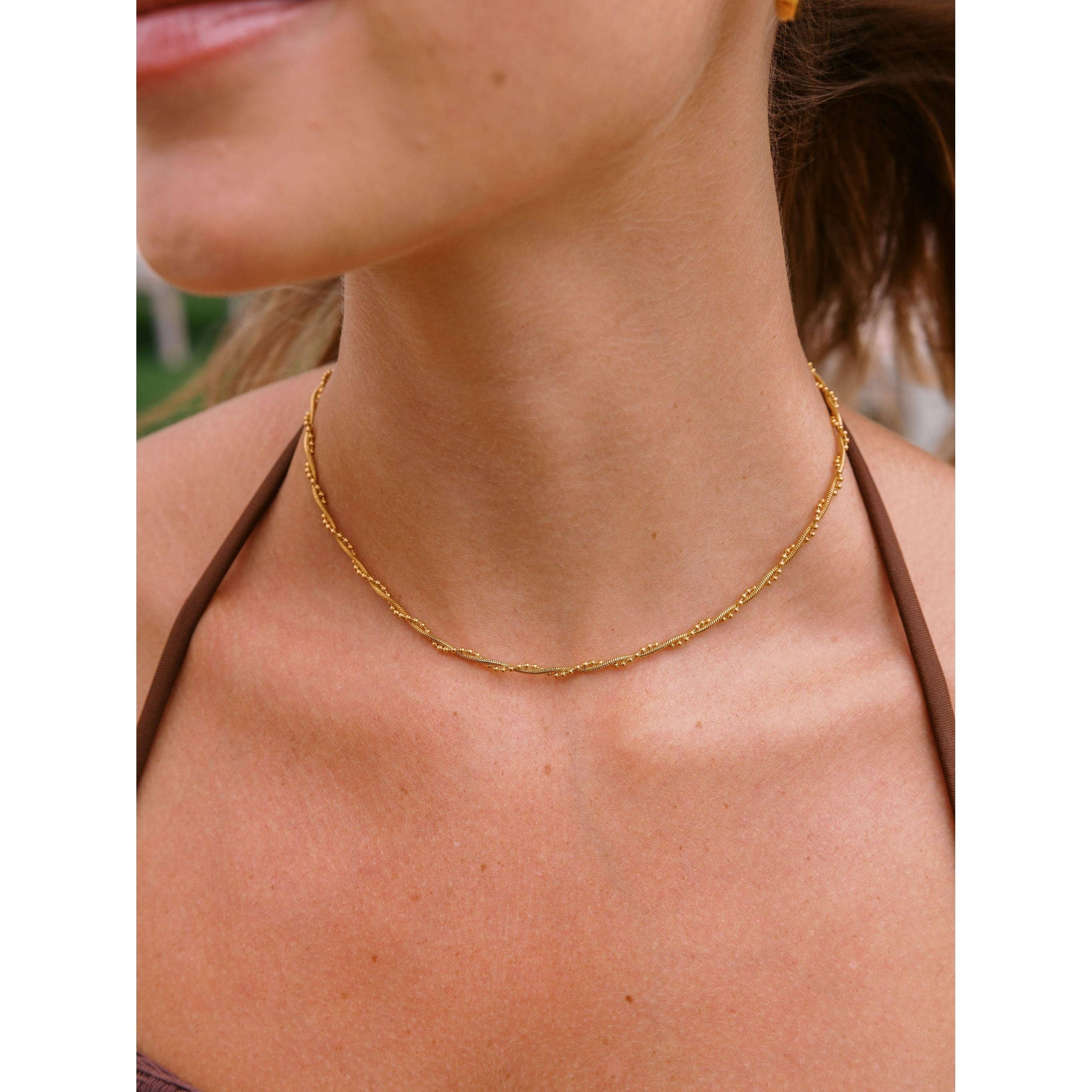 Loren Twisted Chain Necklace