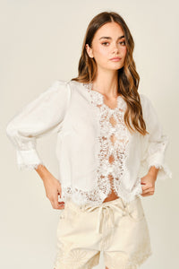 Lace Detail Top