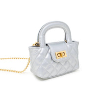Kids Quilted Top Handle Handbag