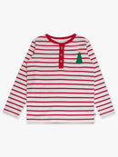 Striped Christmas Tree Henley