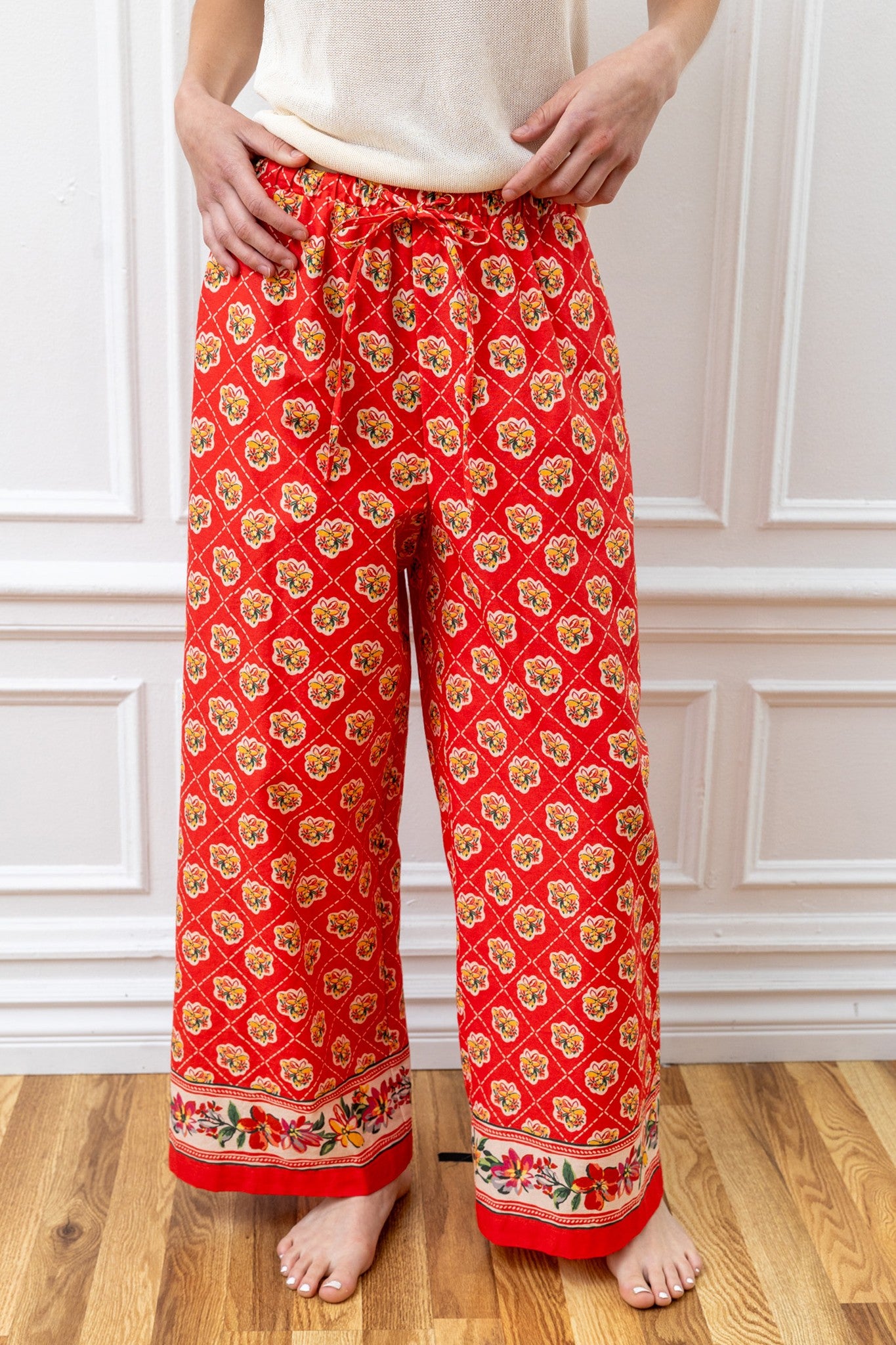 Boho Wide-Leg Pants