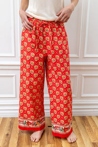 Boho Wide-Leg Pants