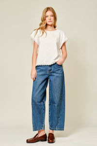 Poncho Embroidered Blouse