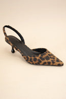Leopard Kitten Heel