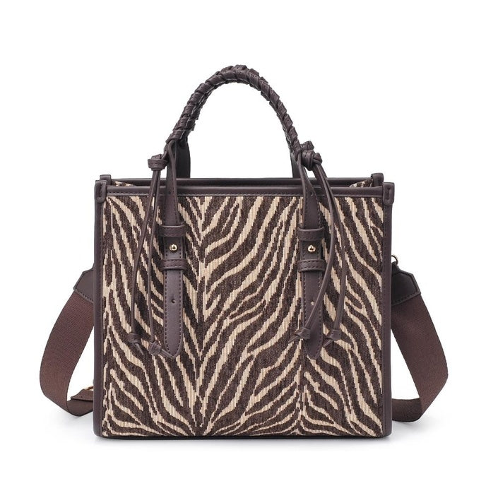 Dinsdale Zebra Purse Brown