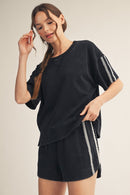 Lace Accent Short Set