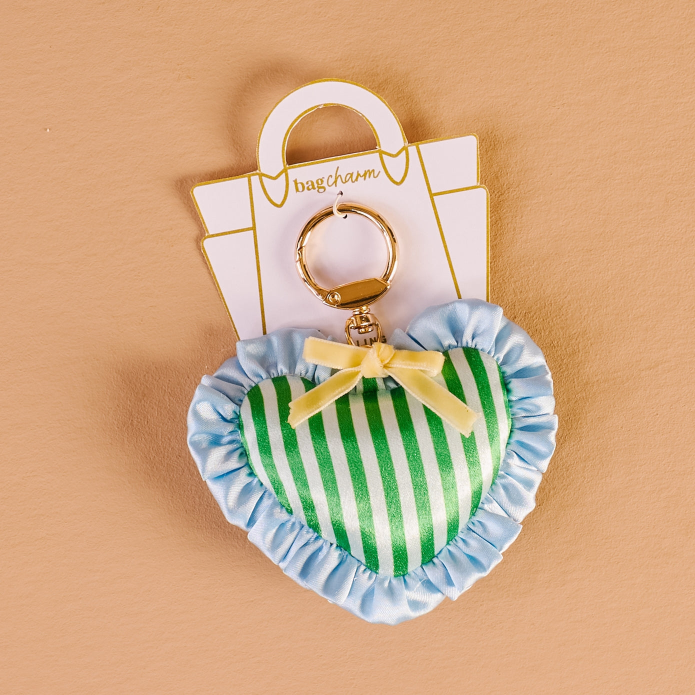 Puffy Heart Bag Charm
