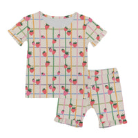 Berry Patch Short Sleeve Loungewear Set