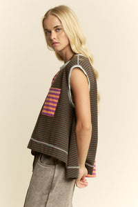 Striped Colorblocked Tank