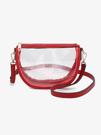 Peyton Clear Banana Crossbody Bag
