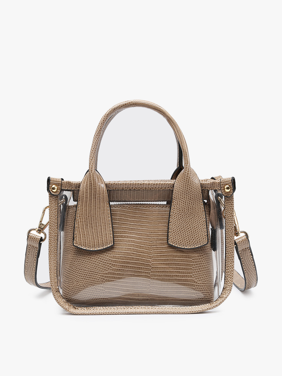Stacey Clear Purse with Pouch