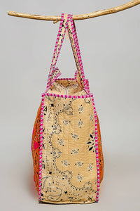 LOVE Bandana Quilted Tote Bag
