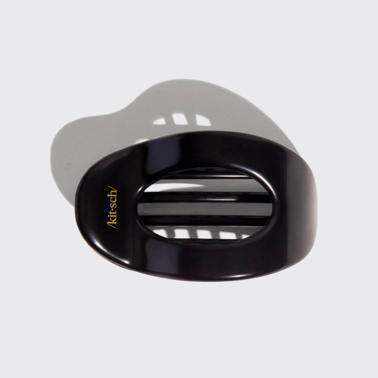 Black Flat Medium Cloud Clip