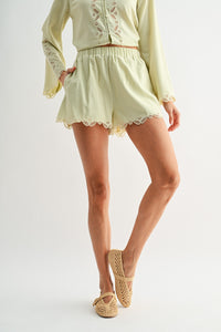 Lace Top & Short Set
