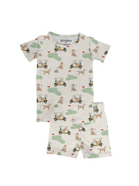 Barks & Birdies Short Sleeve Loungewear Set